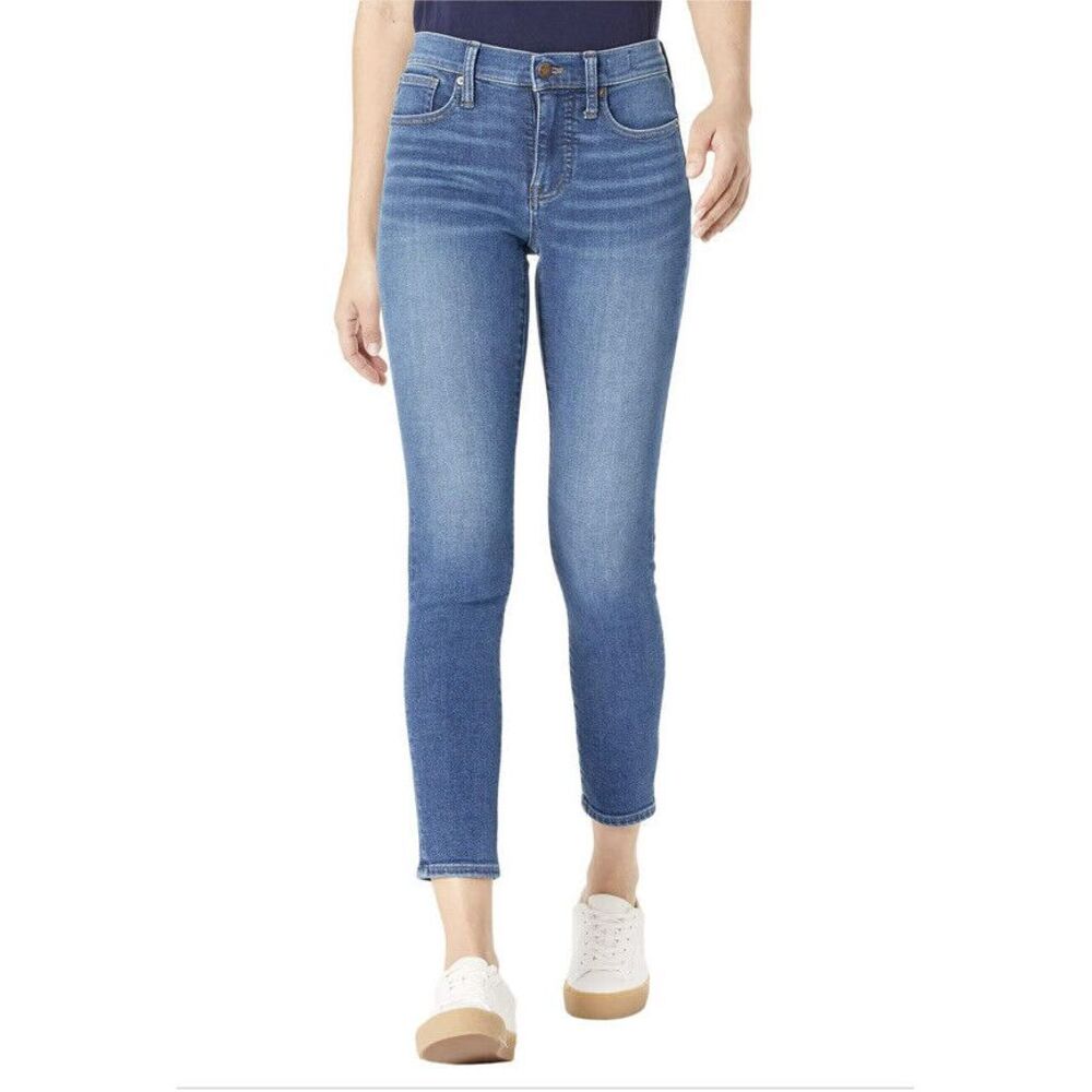 Madewell‎ Woman's 9" Mid-Rise Skinny Jeans in Blayton Wash Size 31 NC310